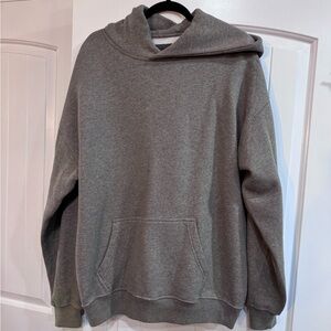 Abercrombie & Fitch Heather Brown Pullover Hoodie Medium TALL